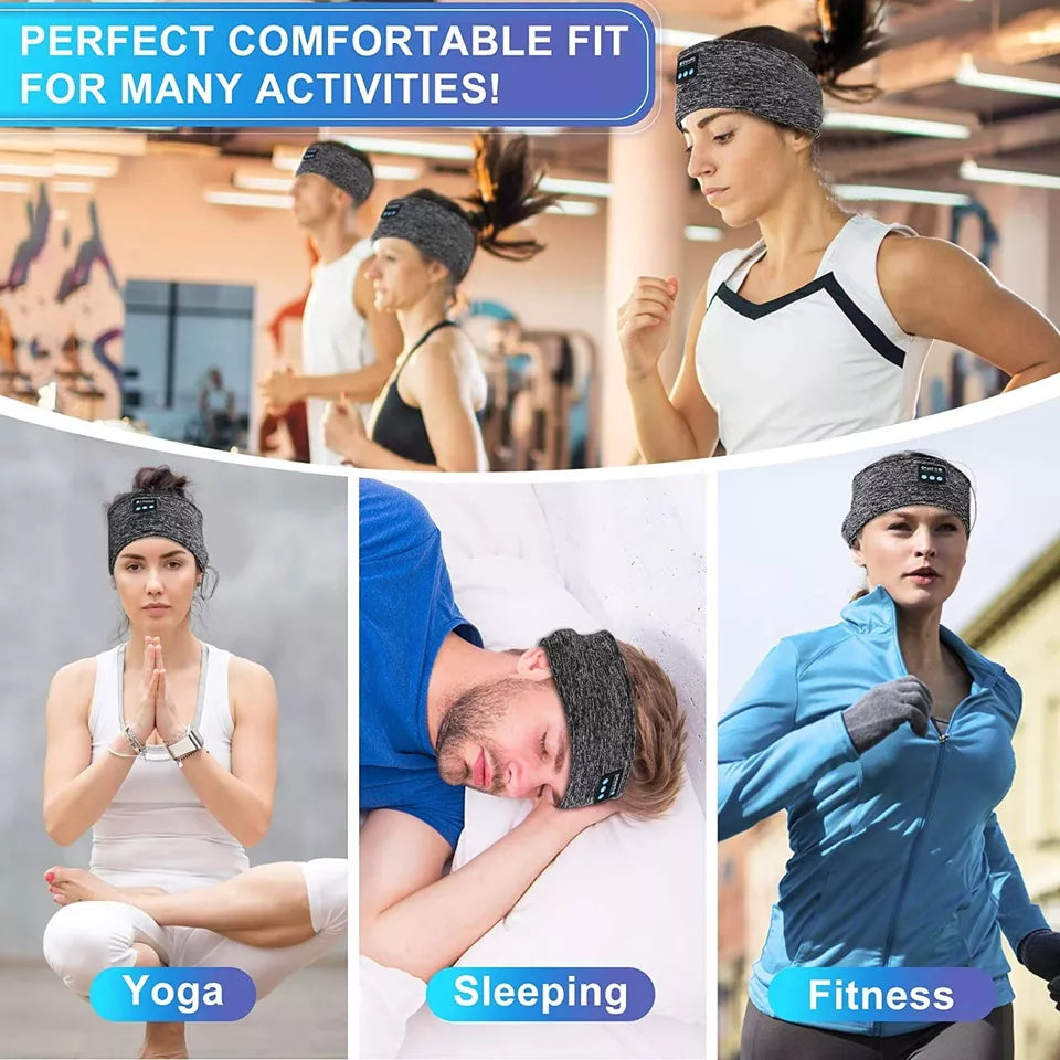 2-in-1 Wireless Sleeping Headphones, Sports Headband, fo...