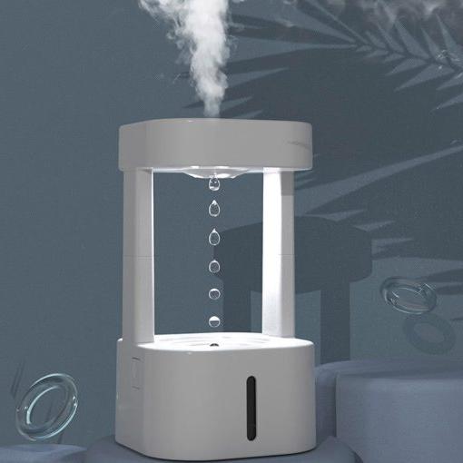 2-in-1 Desk Light Humidifier Rain Cloud Aromatherapy Ess...