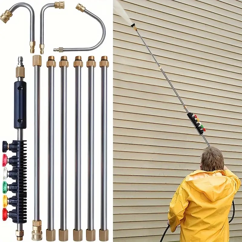 4000 PSI Telescoping High Pressure Washer Wand Set for G...