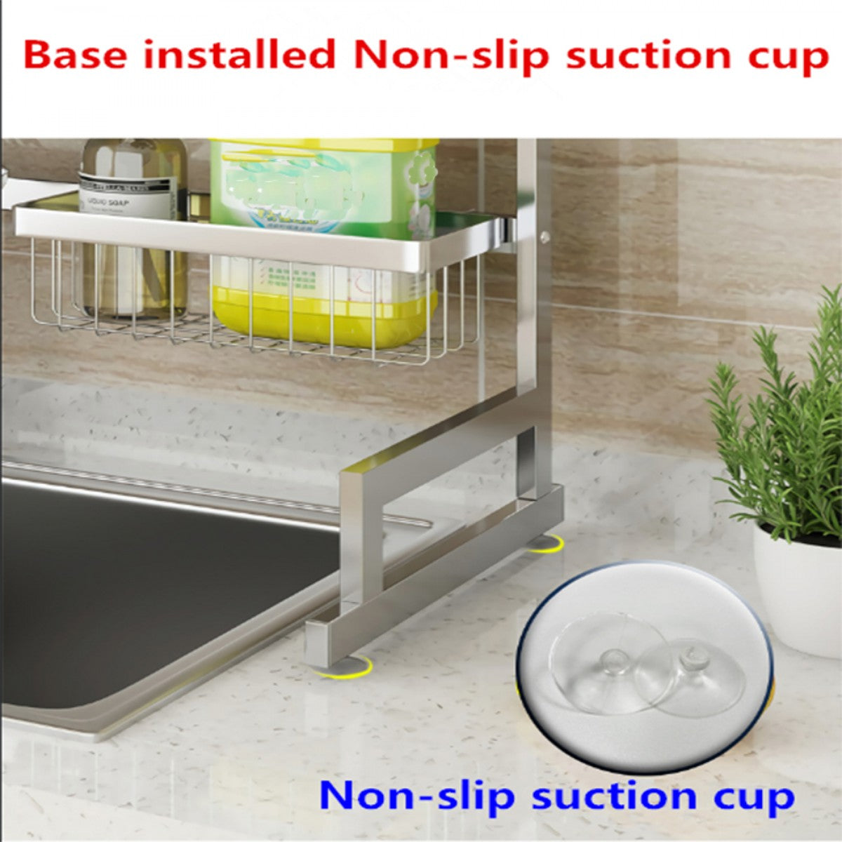 34.6" Stainless Steel Black Dish Drying Rack Over Kitche...