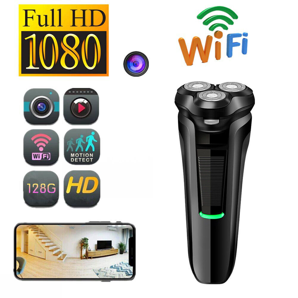 1080P HD WiFi Mini Shaver Razor Camera | WiFi Motion Det...