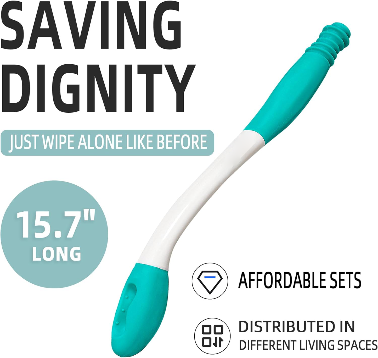 2pcs Toilet Aid For Wiping Long Reach Comfort Butt Wiper...