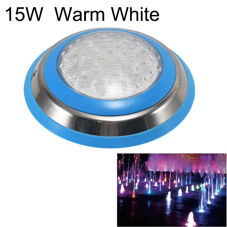 15W LED Stainless Steel Wall-Mounted Pool Light Landscap...