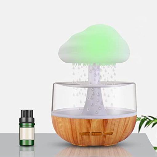 2-in-1 Desk Light Humidifier Rain Cloud Aromatherapy Ess...