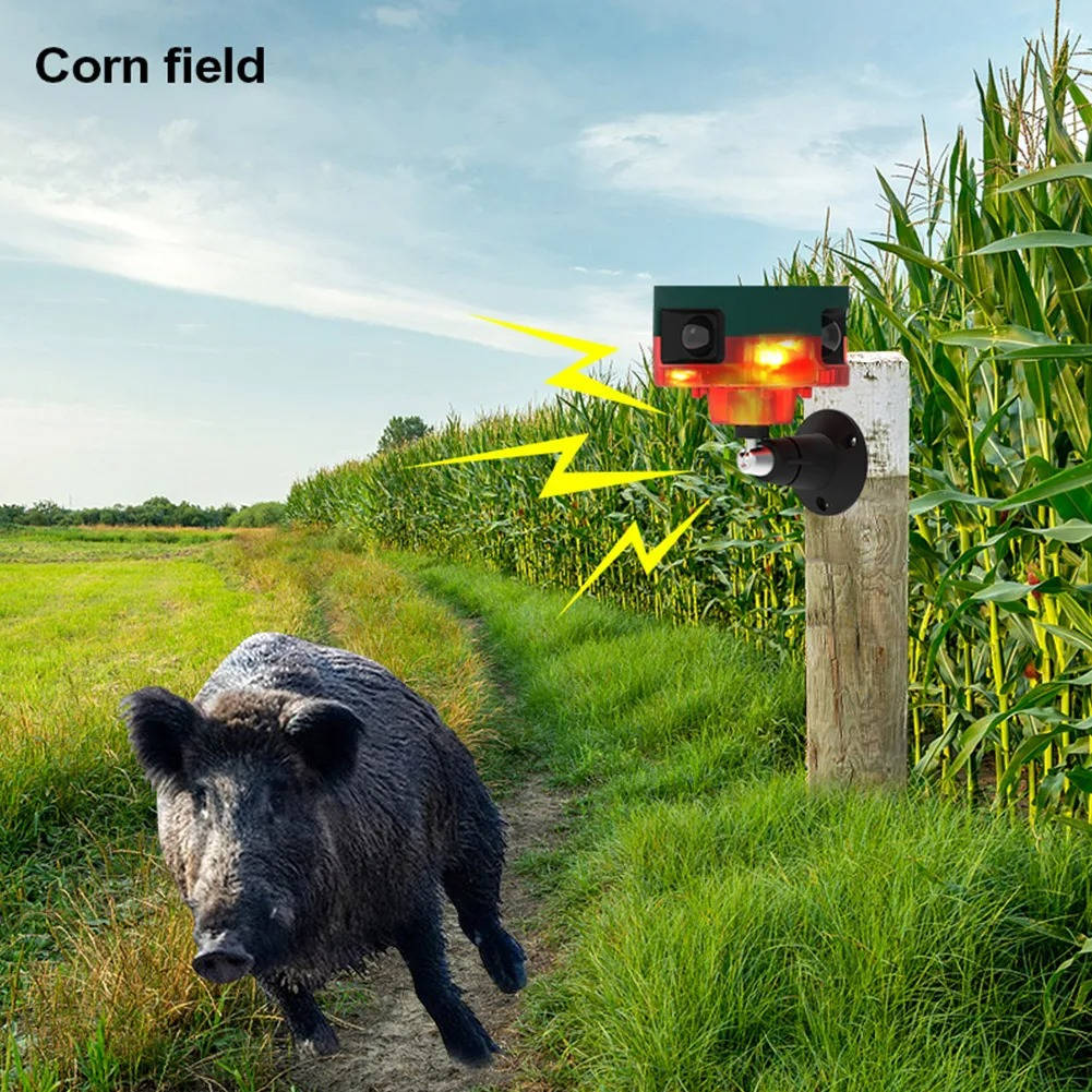 360 Degree Solar Repeller For Pigeon Bird Wild Boar Rabb...