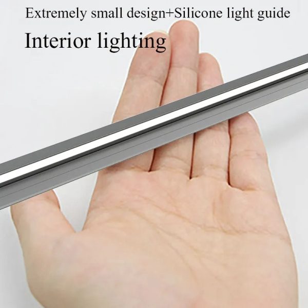 45 Degree LED Under Cabinet Lighting Bars Invisible Ultr...