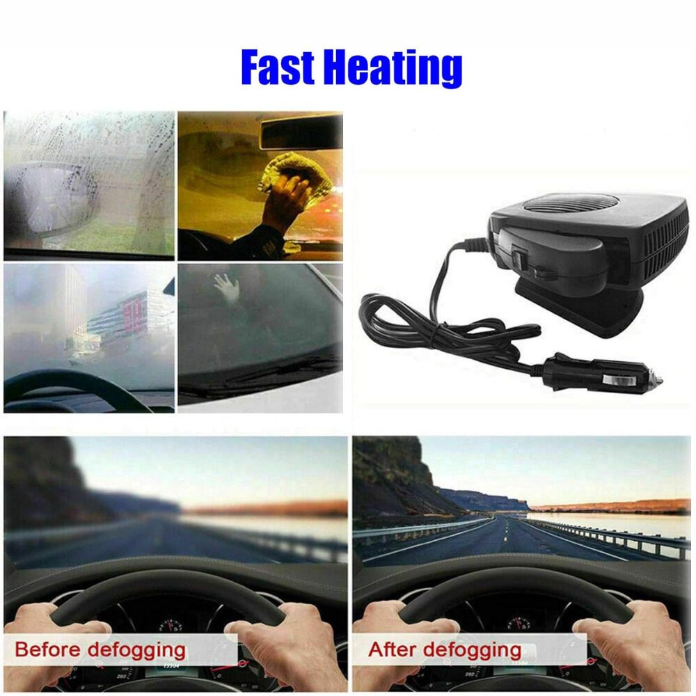 12V Car Heater Fan – 150W/300W Portable Ceramic Auto Hea...