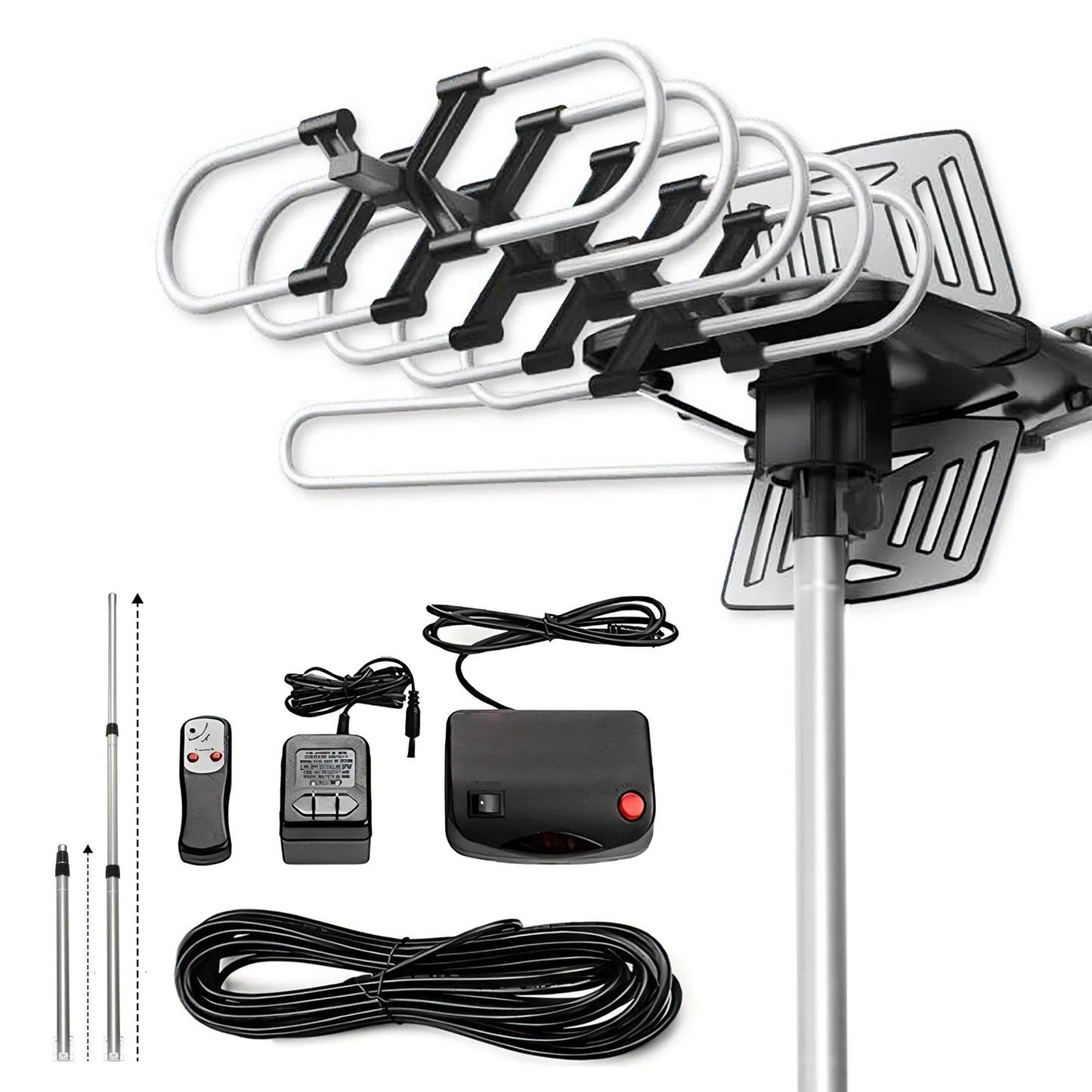 2025 Long Distance Digital Outdoor HD TV Antenna with Fu...